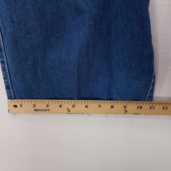 Urban Outfitters BDG Jeans Super Wide Leg Button Fly High Waist Raw Hem Size 25 - Picture 12 of 13